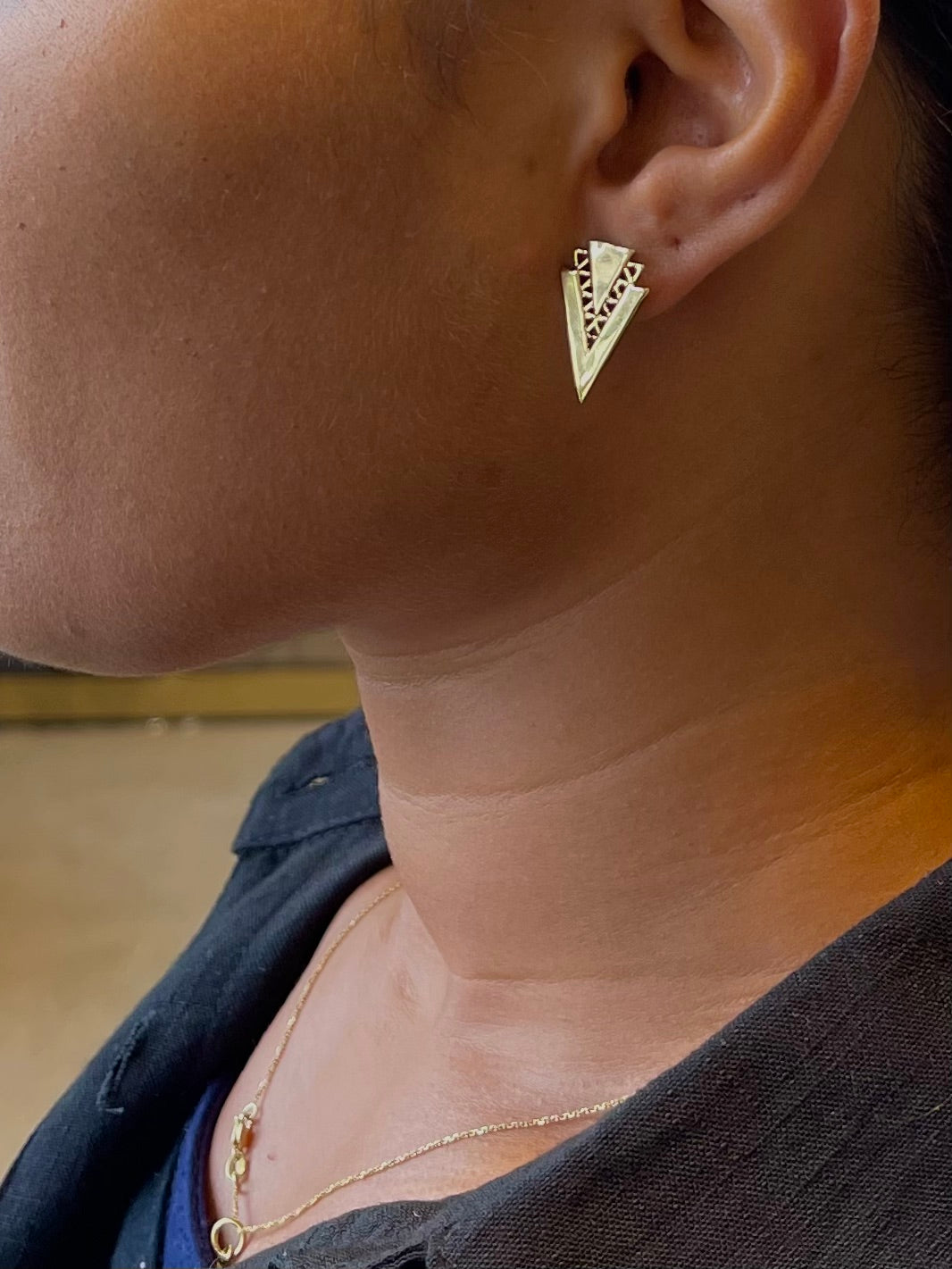Double Triangle Stud