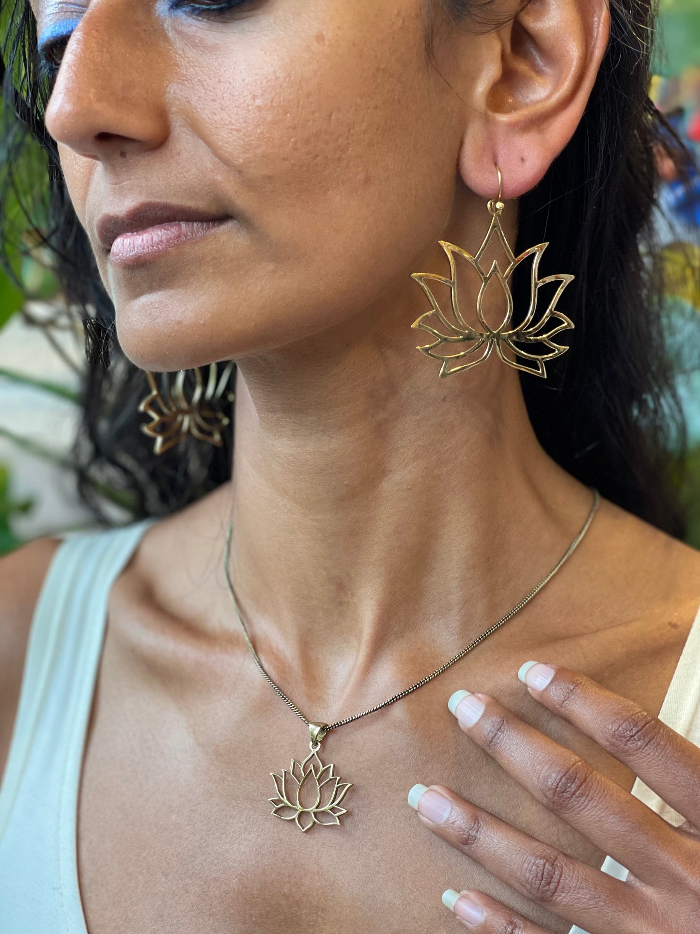 Lotus Earrings