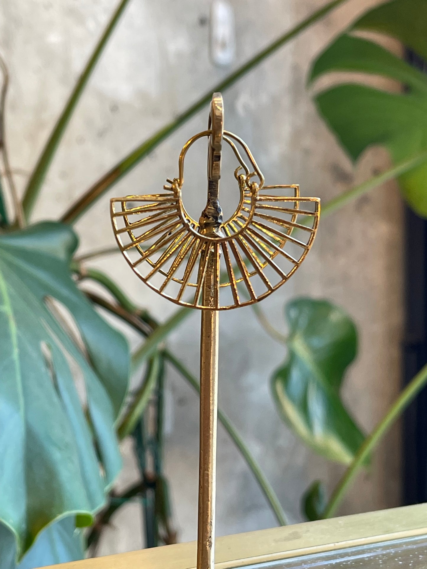Tribal Fan Earrings