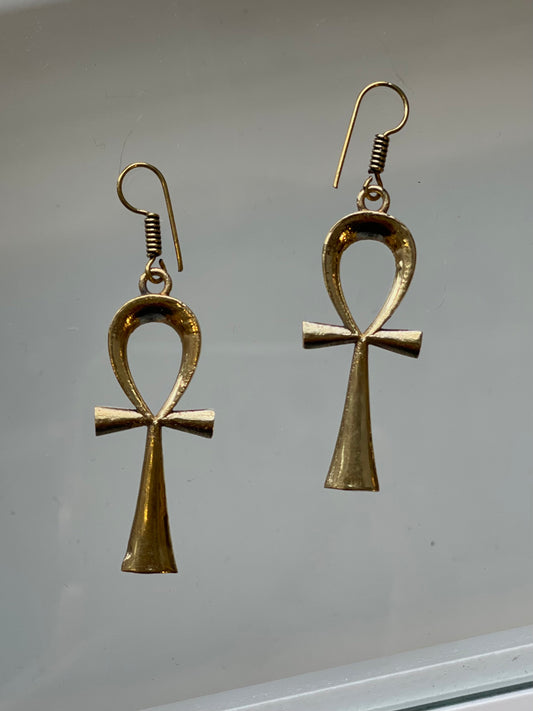 Ankh Earrings