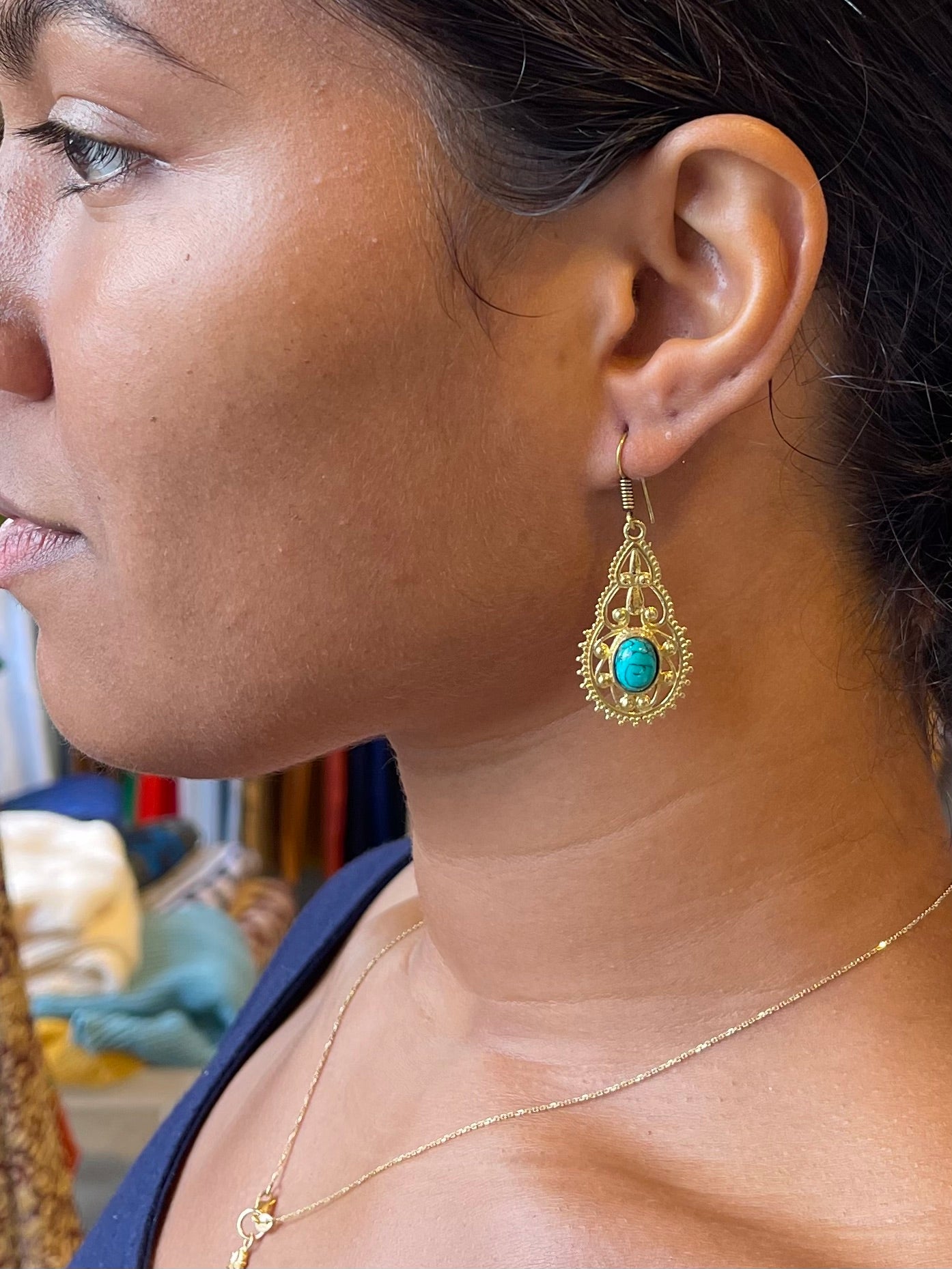 Asha Stone Earring