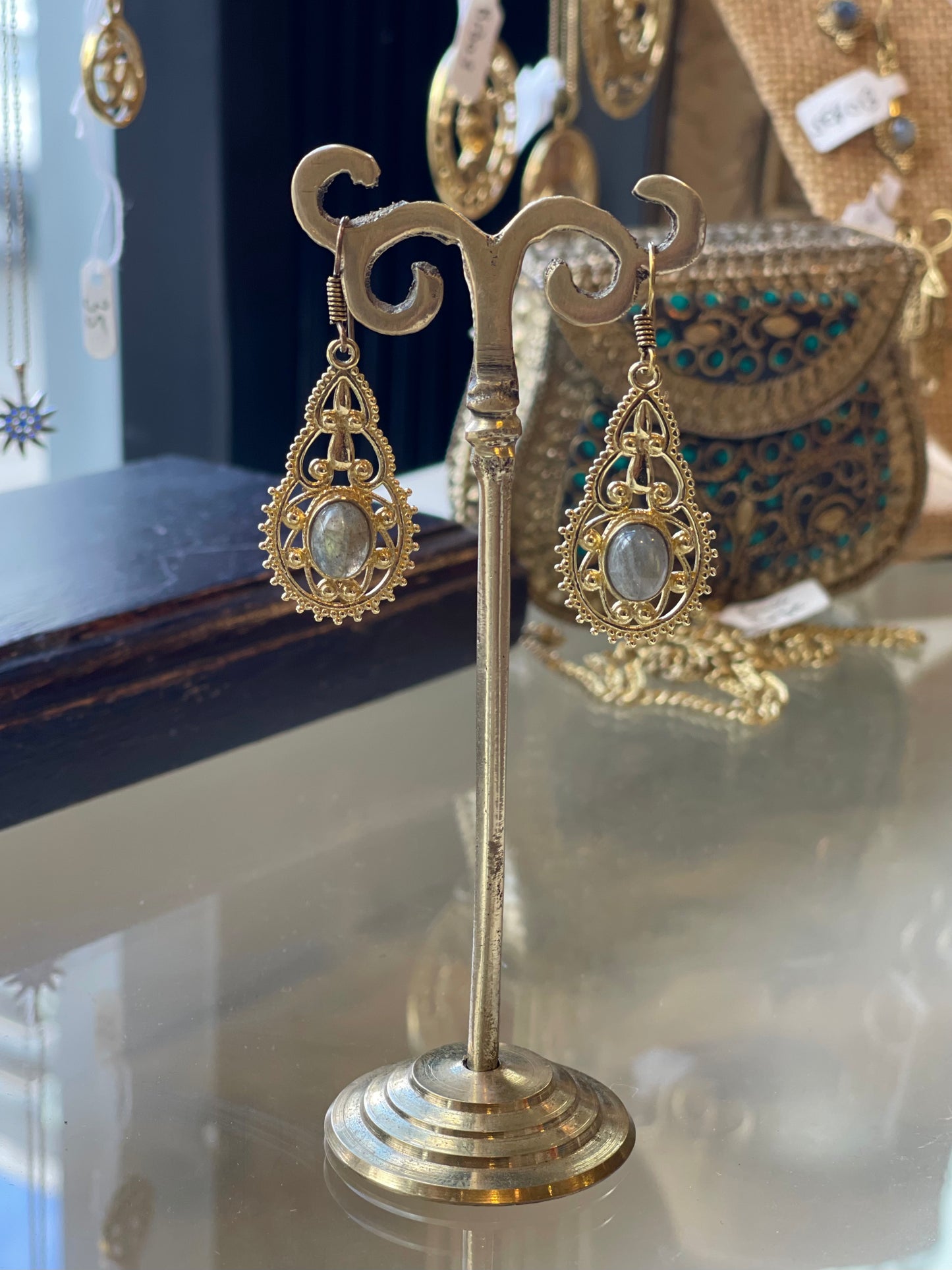 Asha Stone Earring