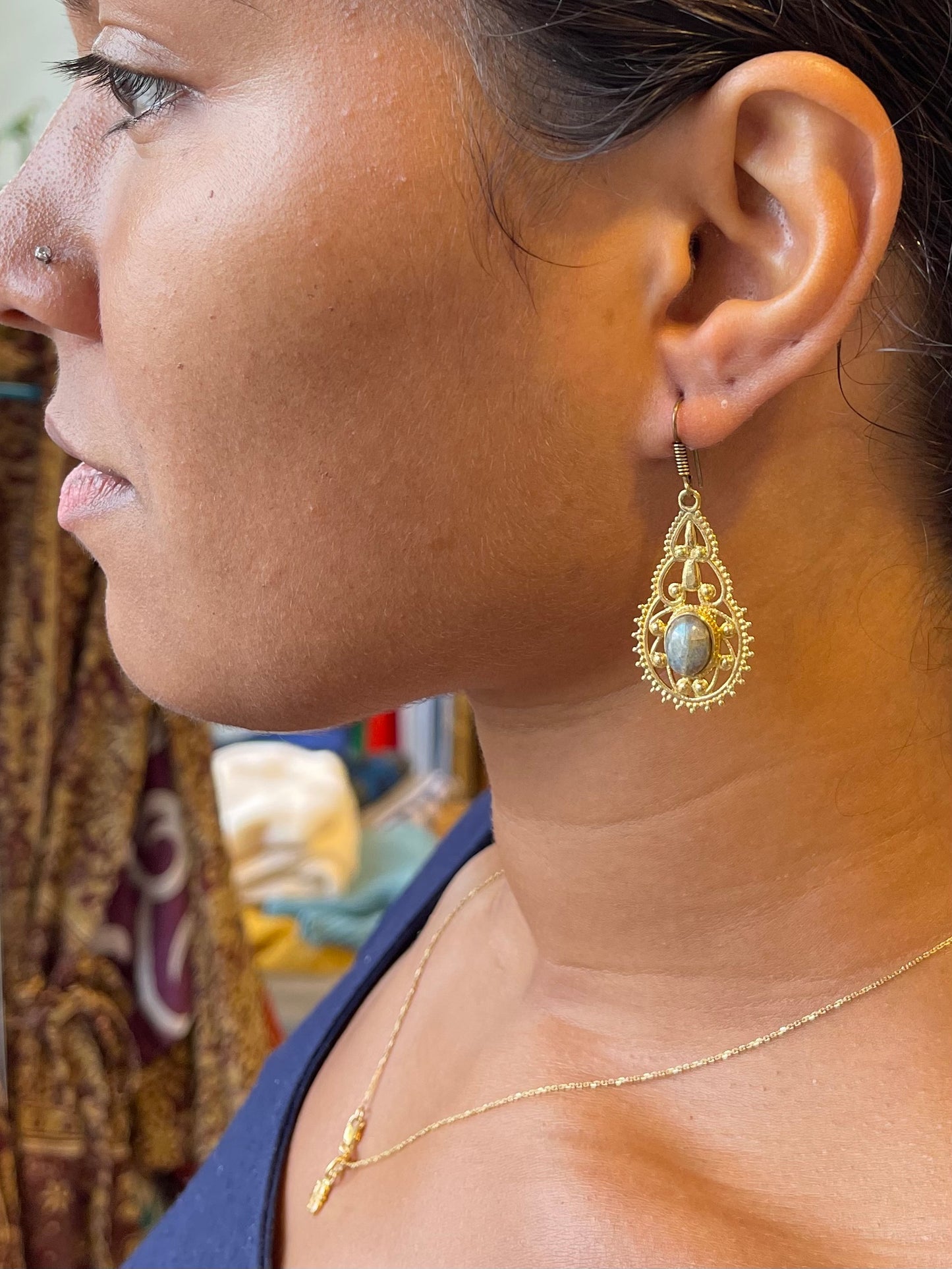 Asha Stone Earring