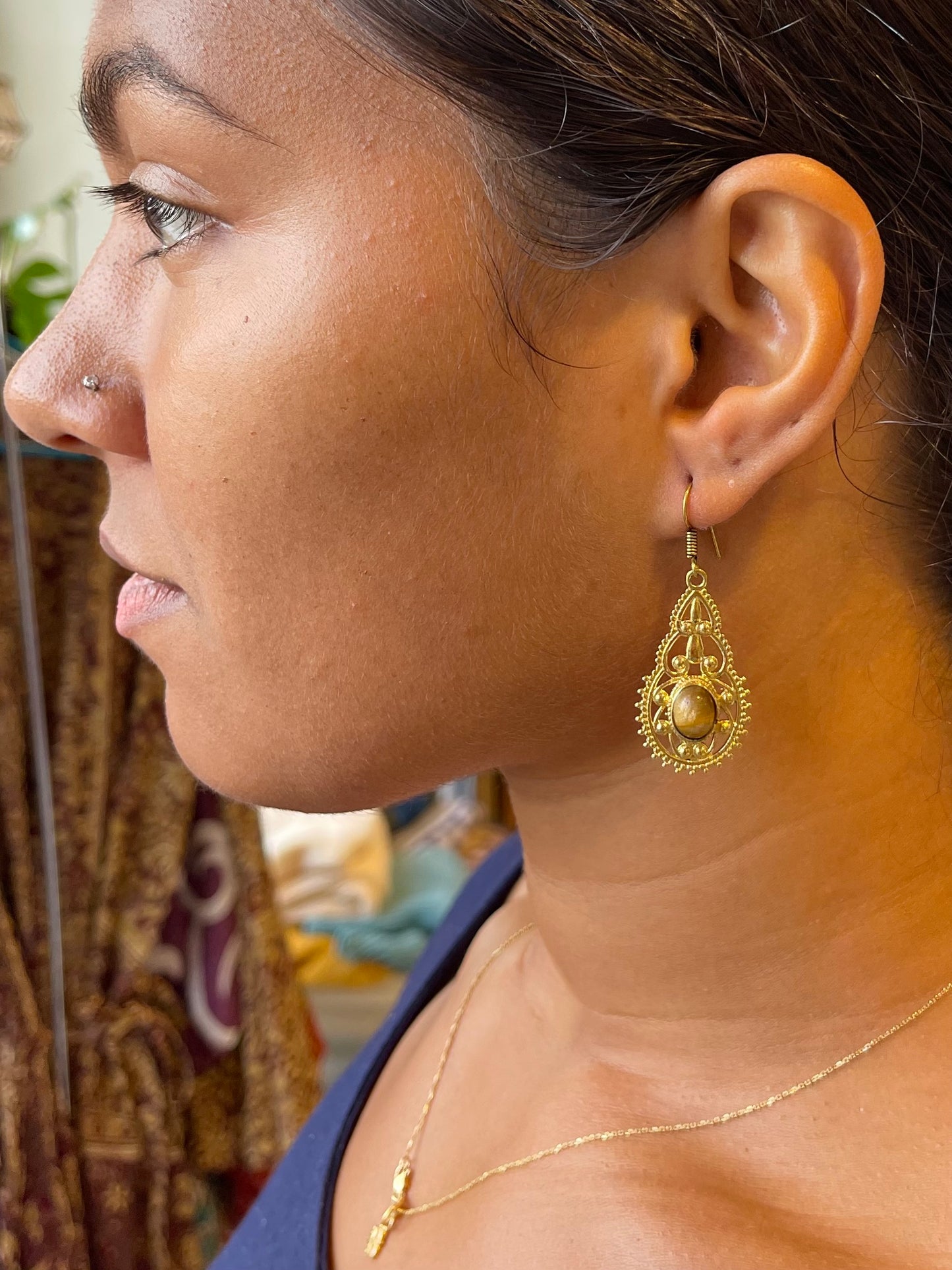 Asha Stone Earring