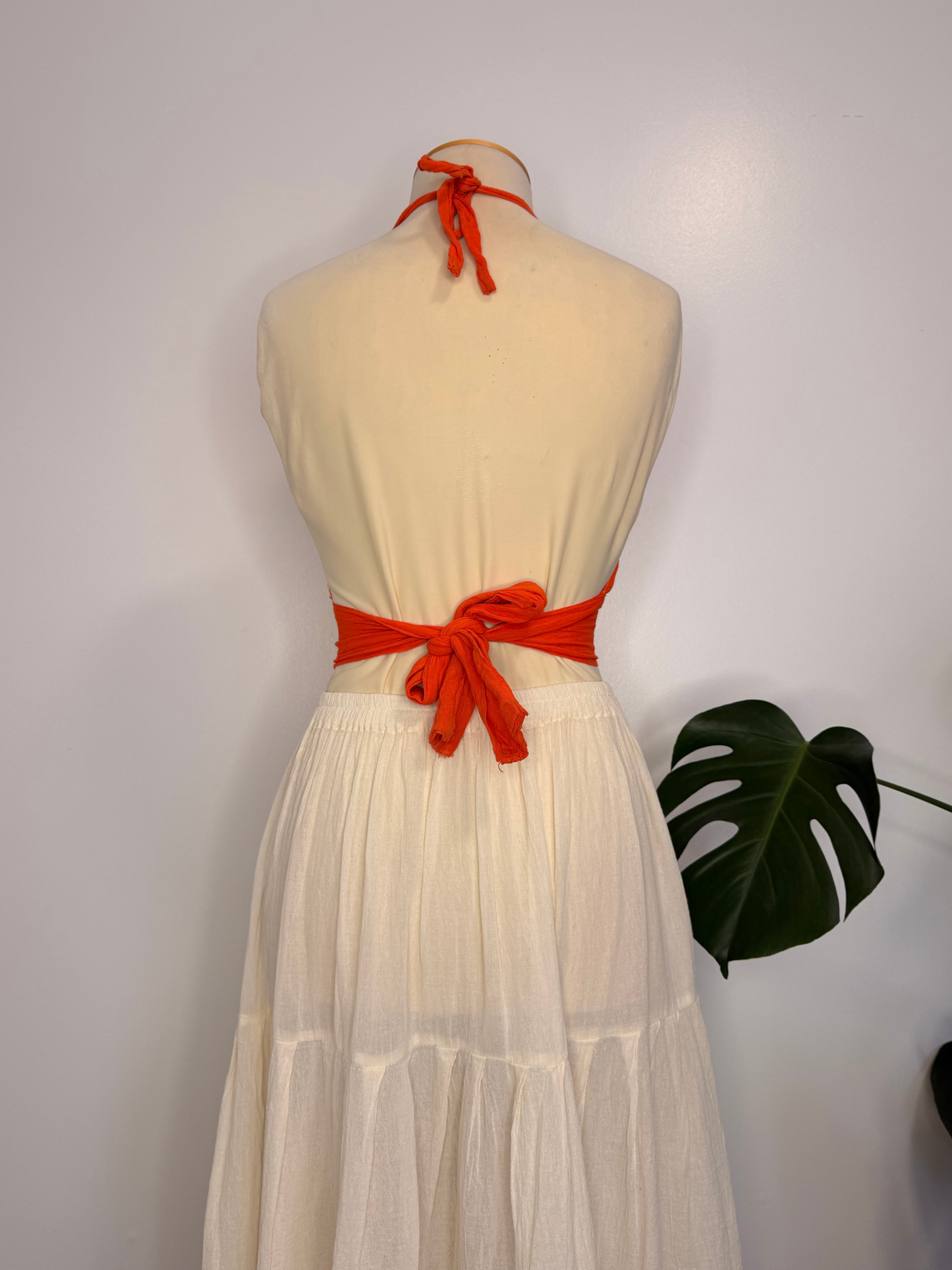 The Nakia Halter Top - Orange