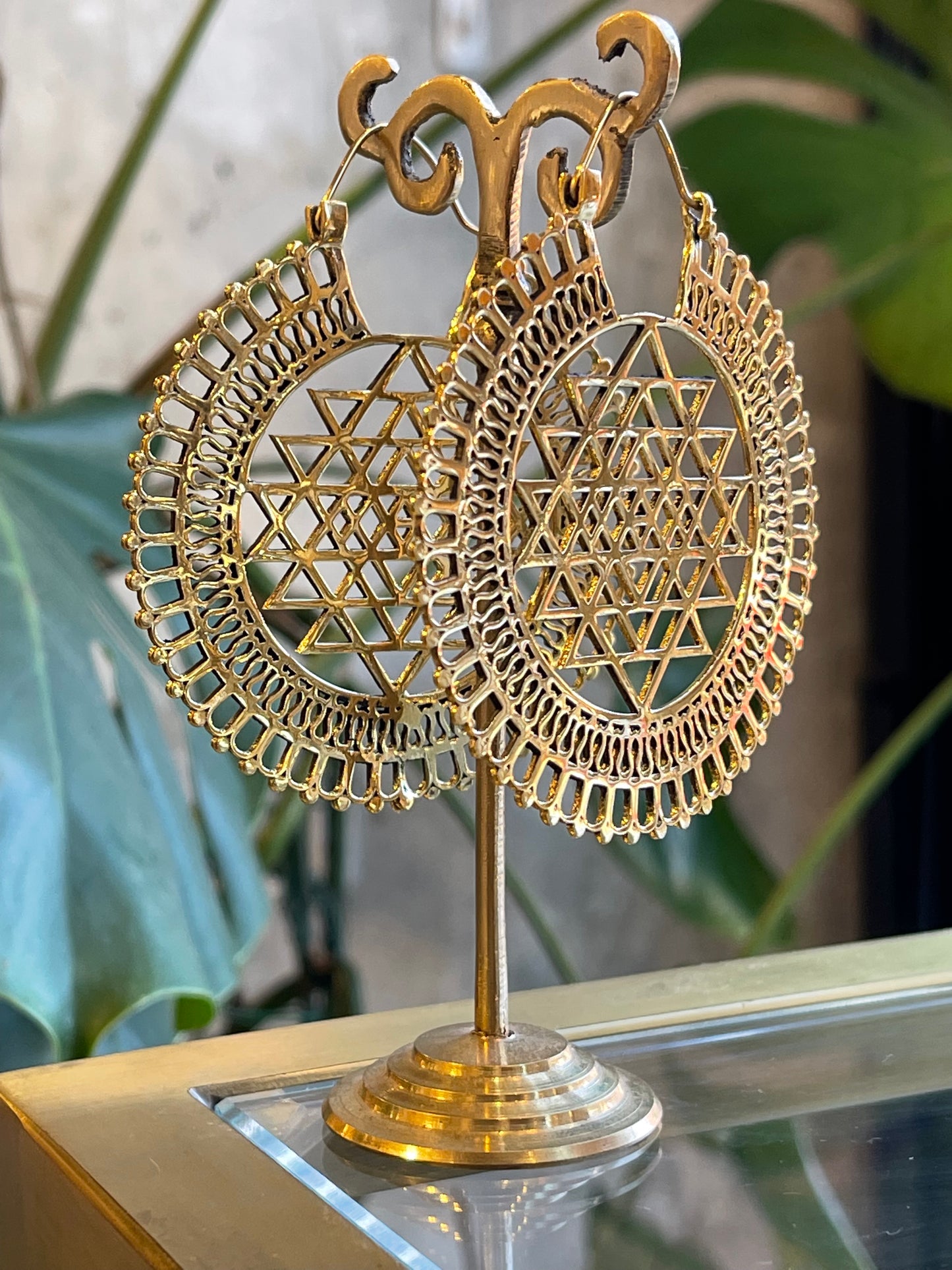 Large Sacred Geometry Earrings