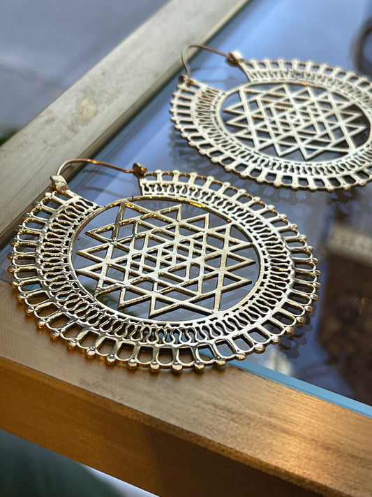 Large Sacred Geometry Earrings