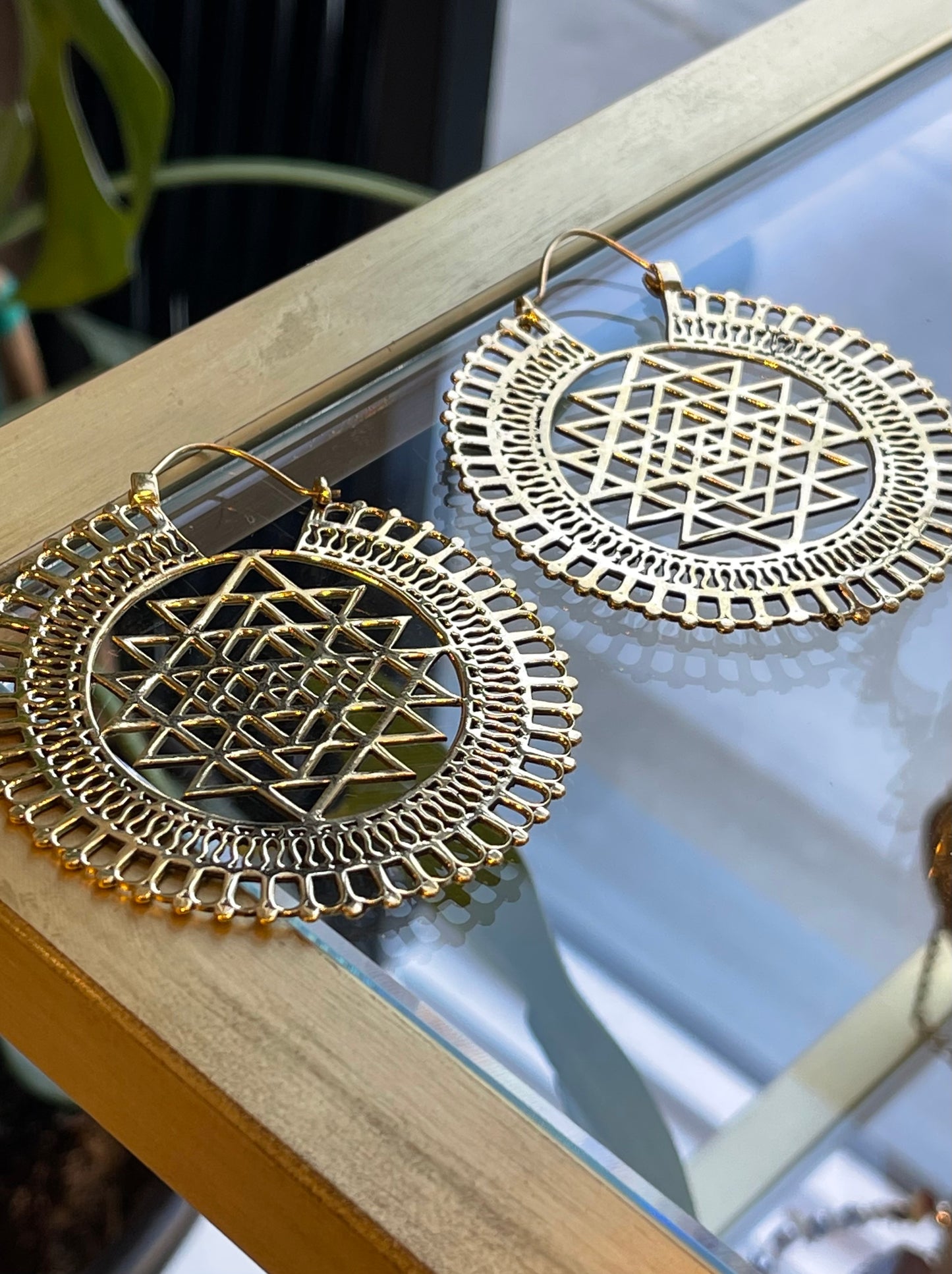 Large Sacred Geometry Earrings
