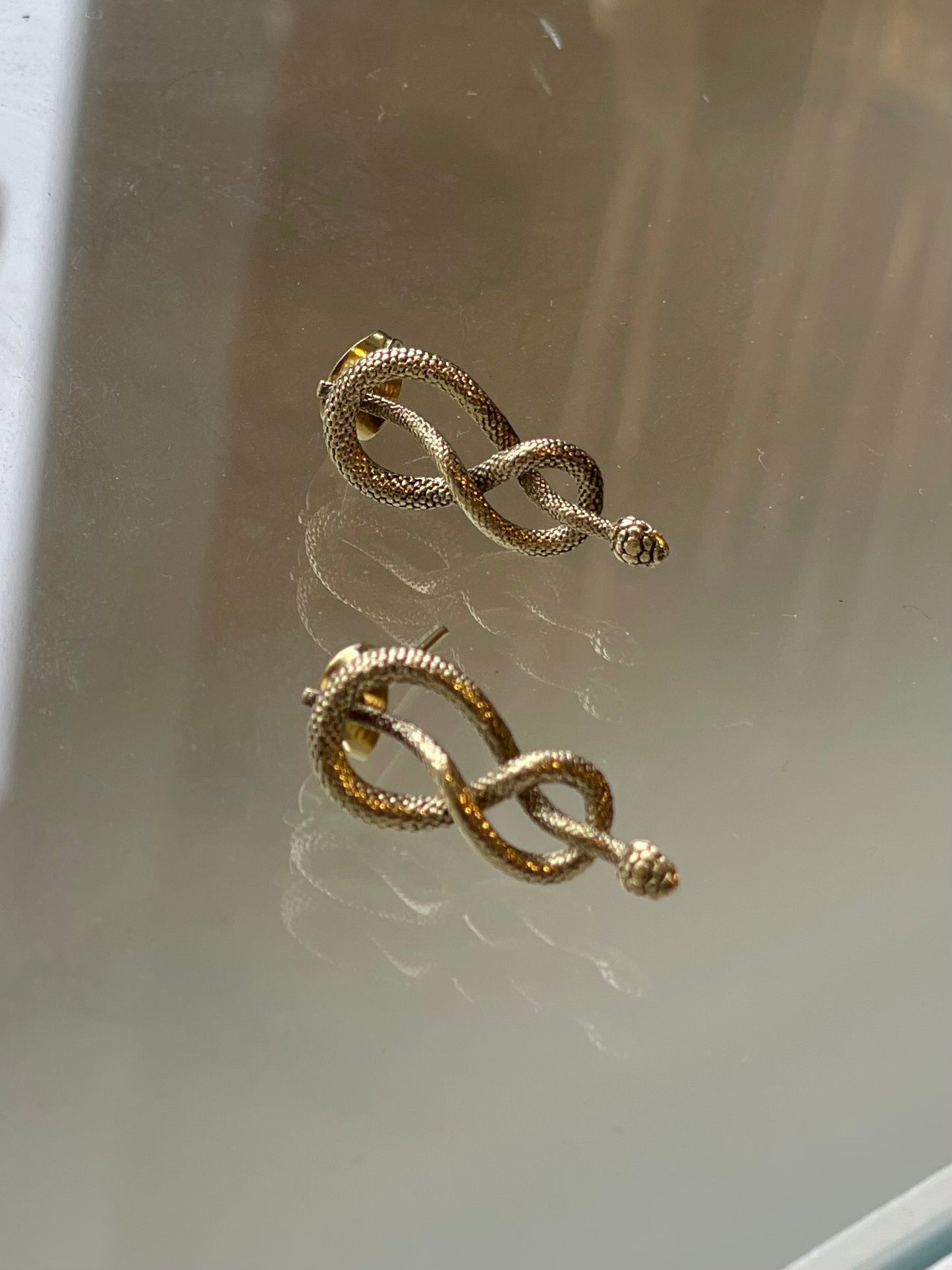 Mini Knotted Snake Studs