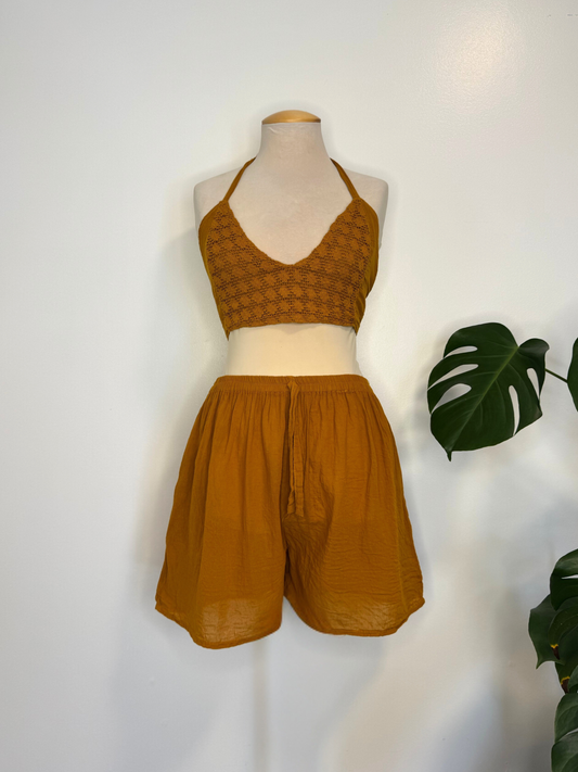 The Zazil Three Piece Set - Mustard