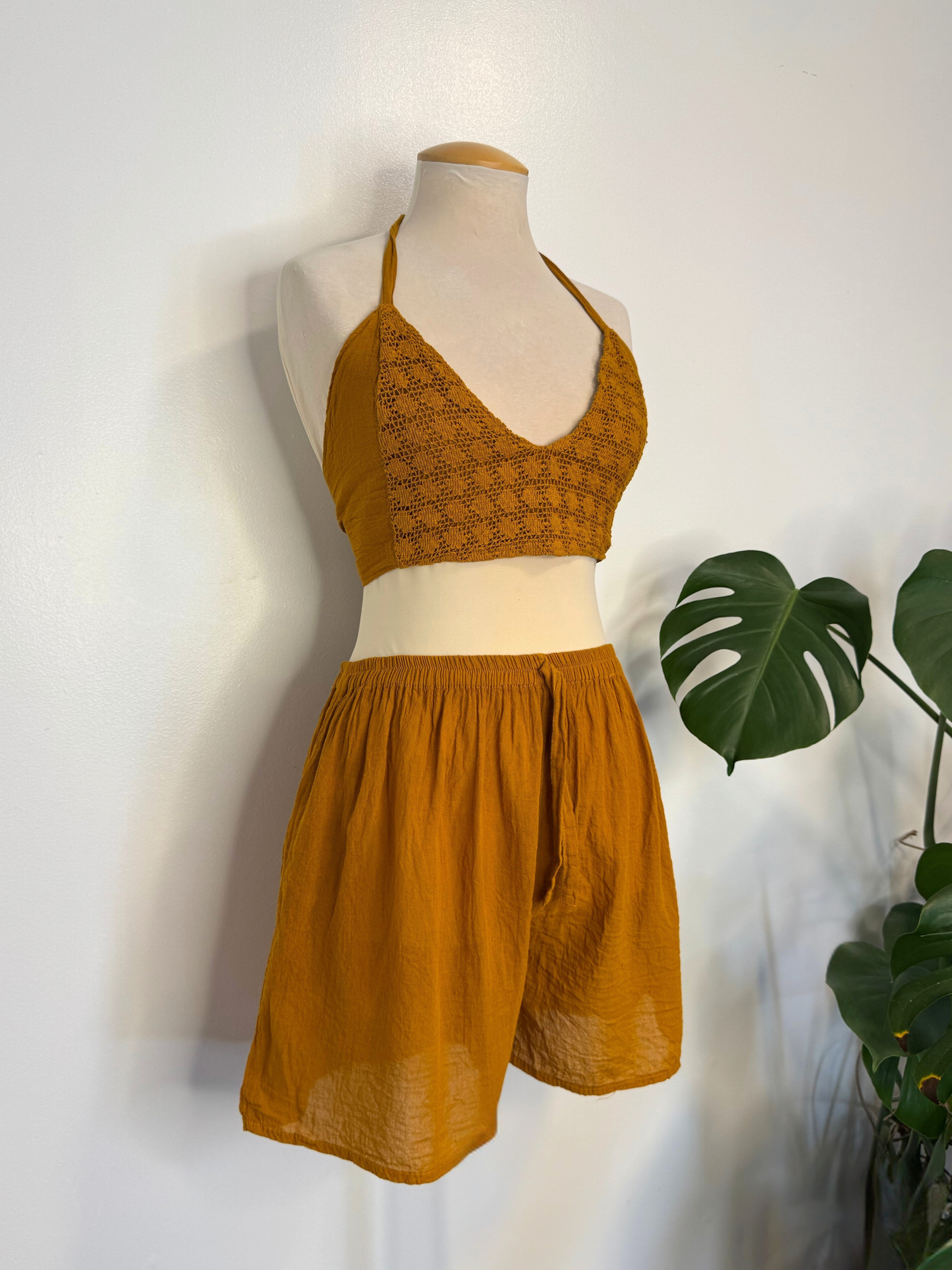 The Zazil Three Piece Set - Mustard