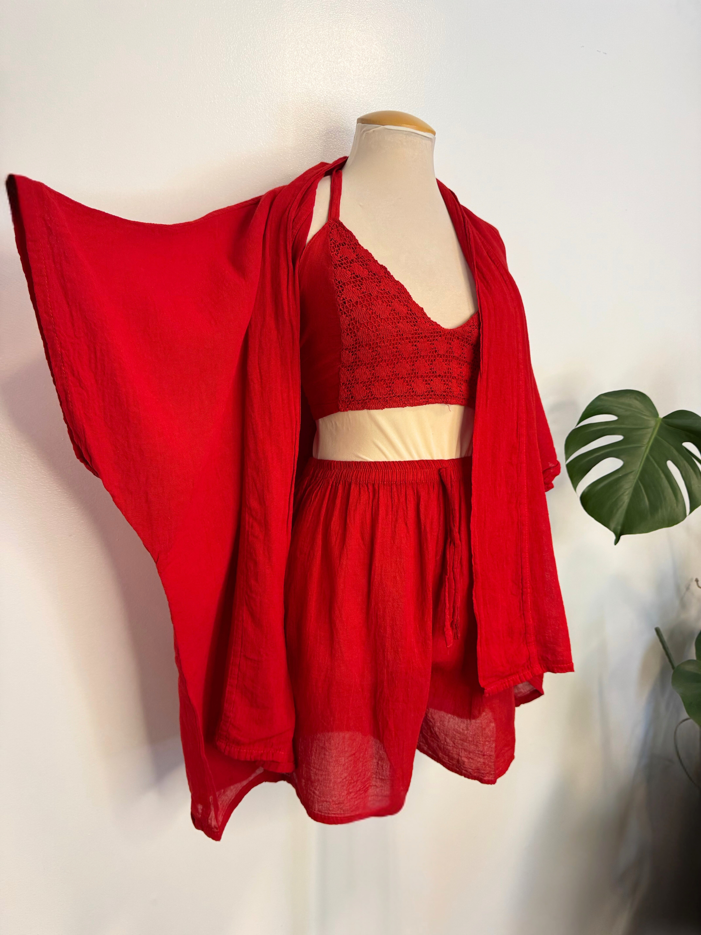 The Zazil Three Piece Set - Red