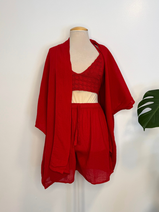 The Zazil Three Piece Set - Red