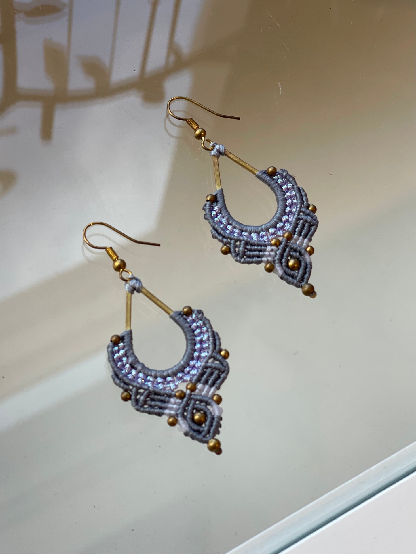 Small Beaded/Woven Earrings