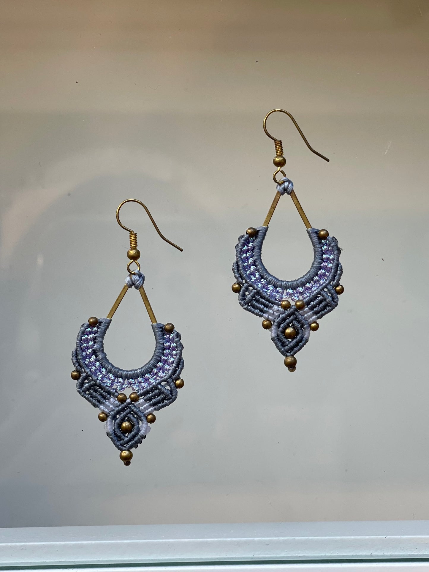 Small Beaded/Woven Earrings