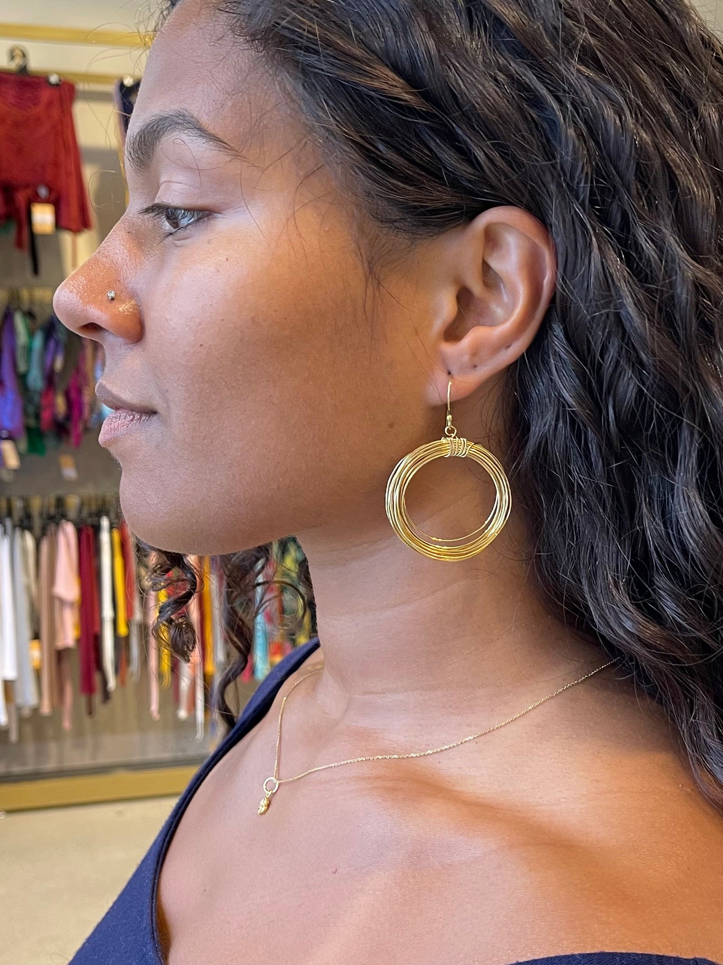 Devi Hoop Earrings