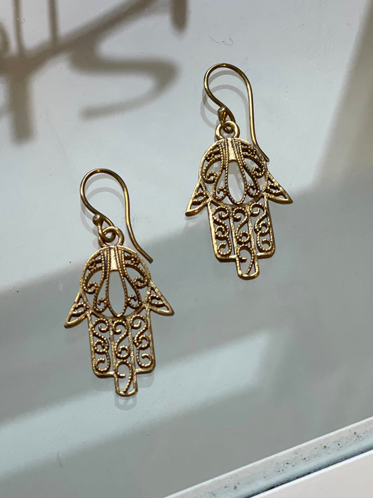 Hamsa Earrings