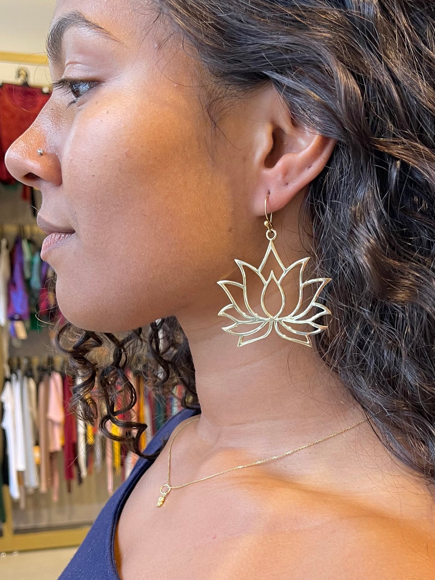 Lotus Earrings