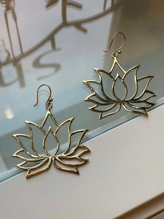 Lotus Earrings