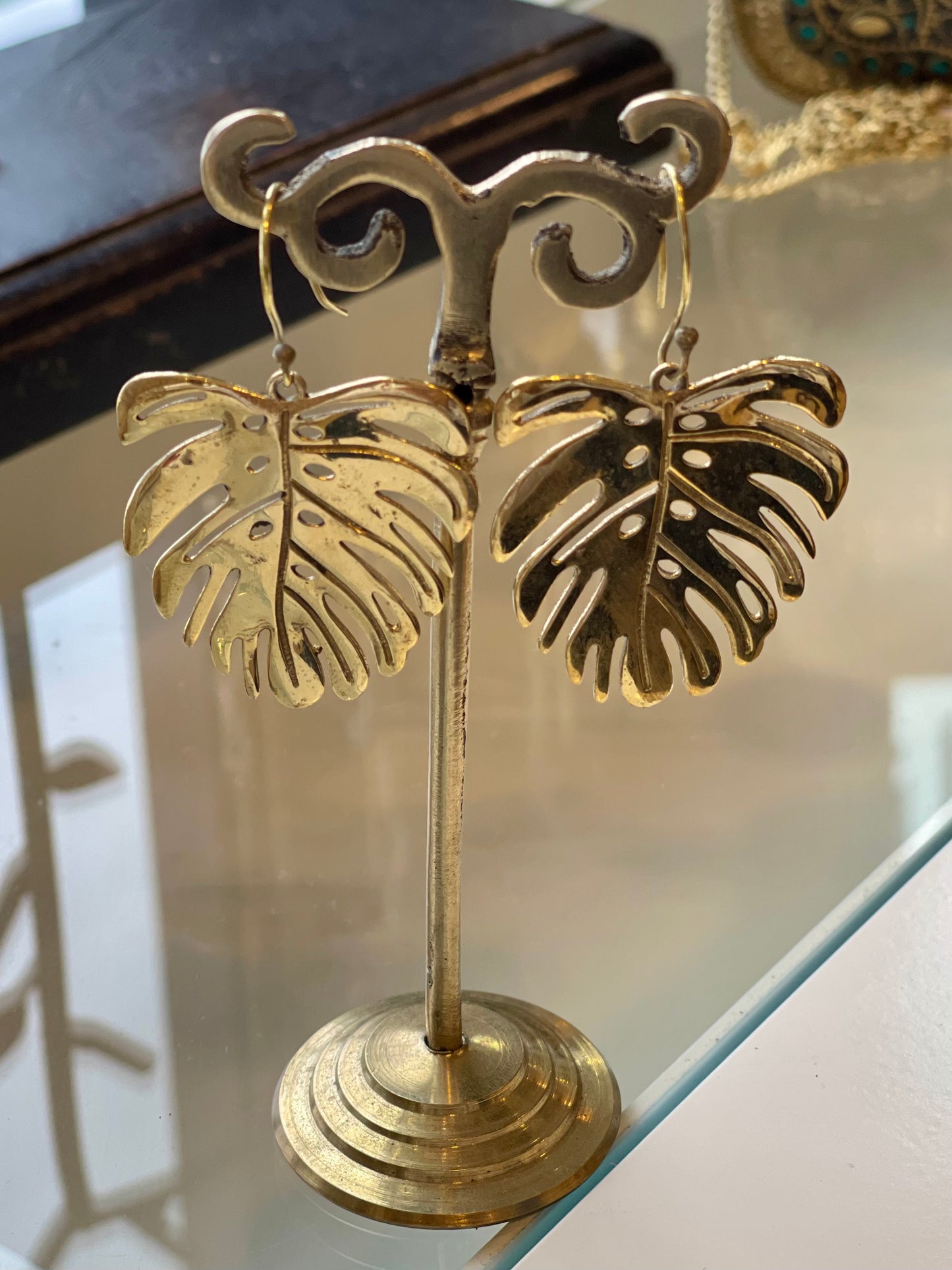 Palm Leaf Earring