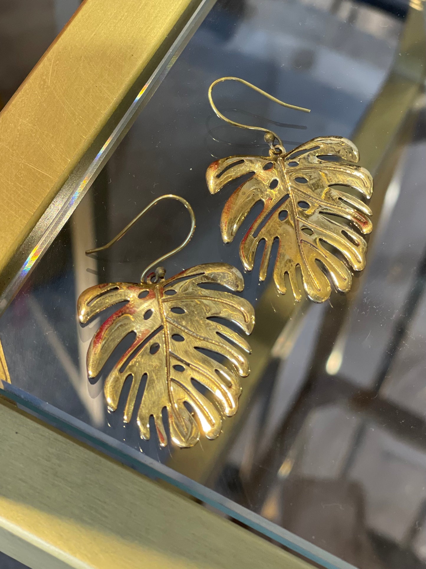 Palm Leaf Earring