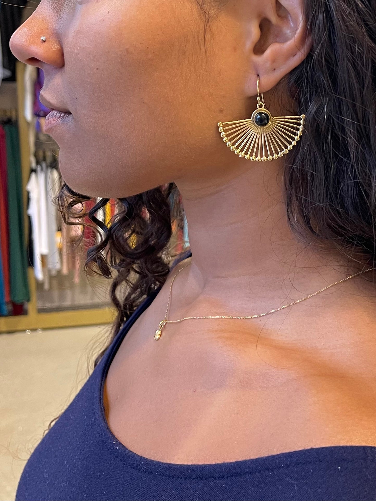 Priya Stone Earrings