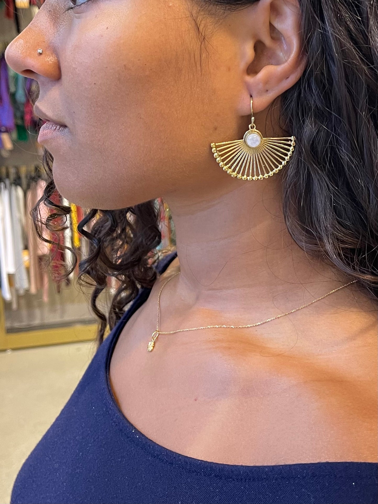 Priya Stone Earrings
