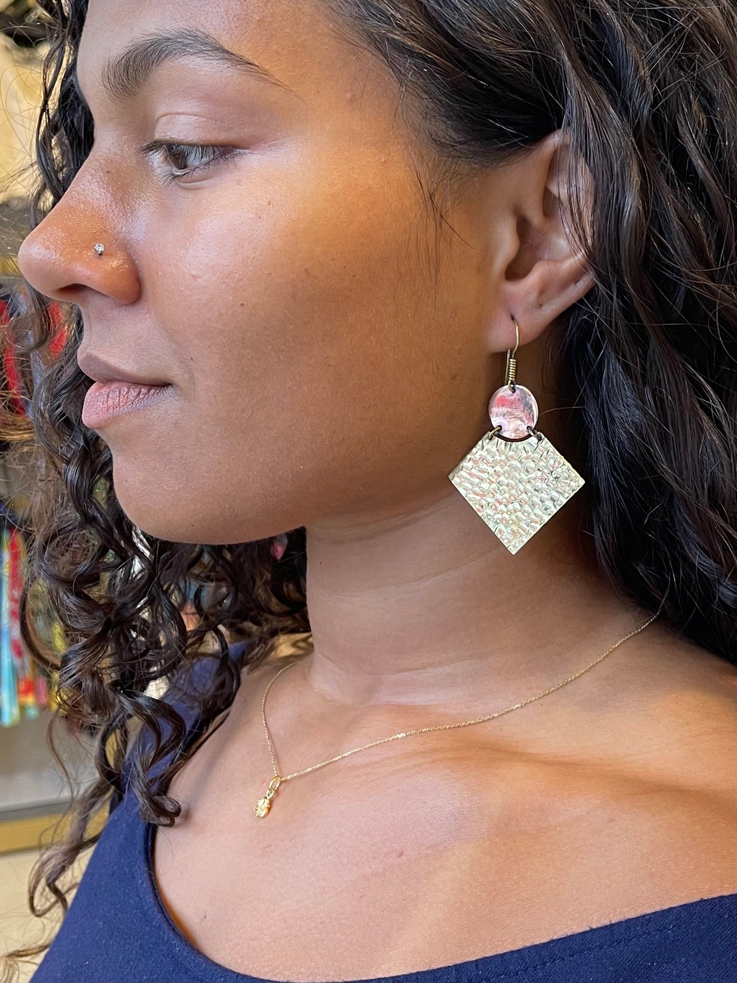 Seema Brass Earrings