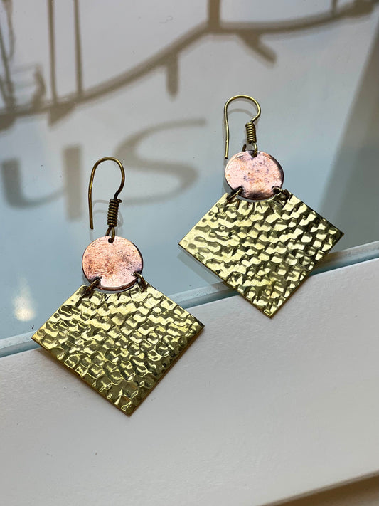 Seema Brass Earrings