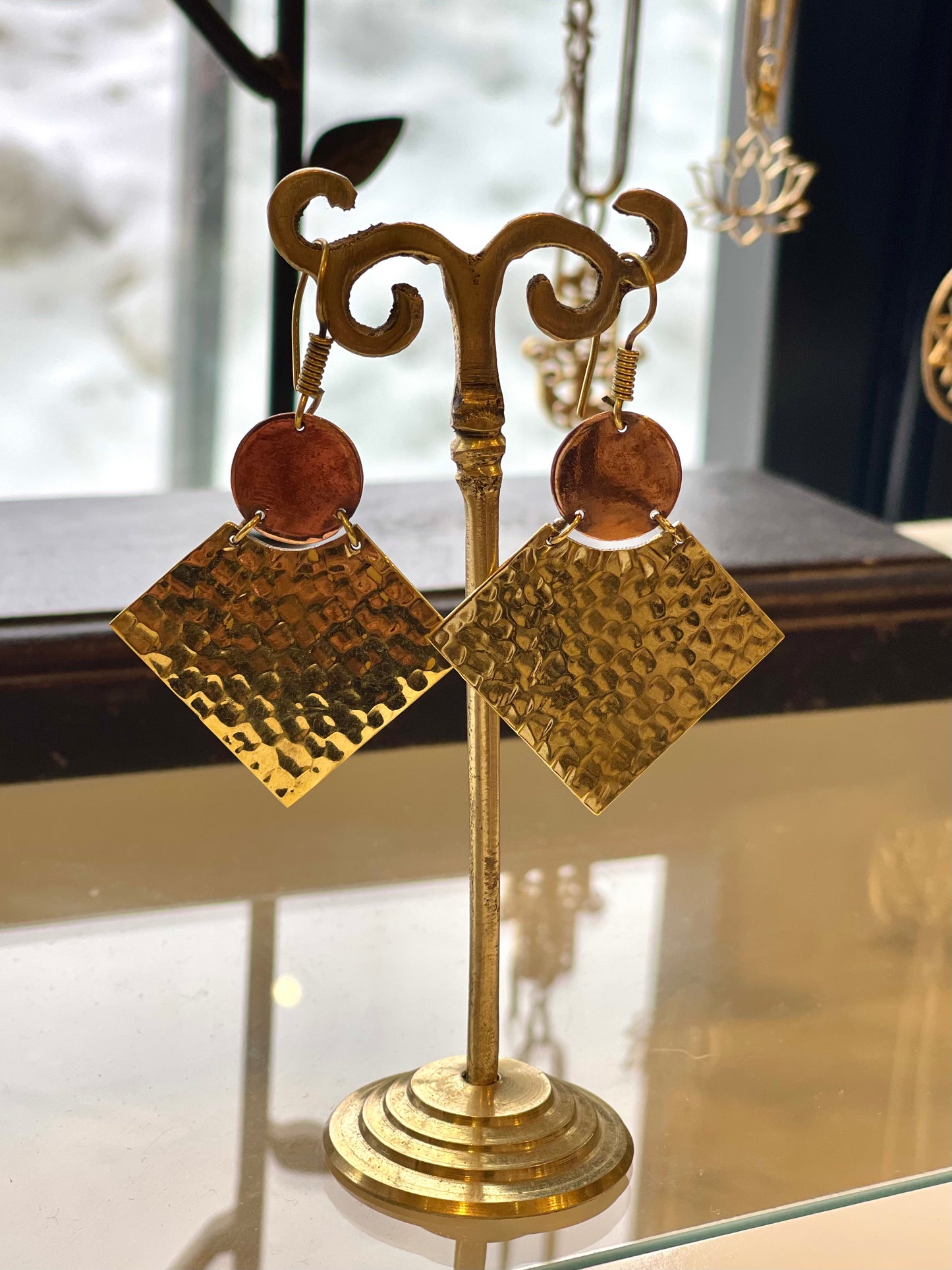 Seema Brass Earrings